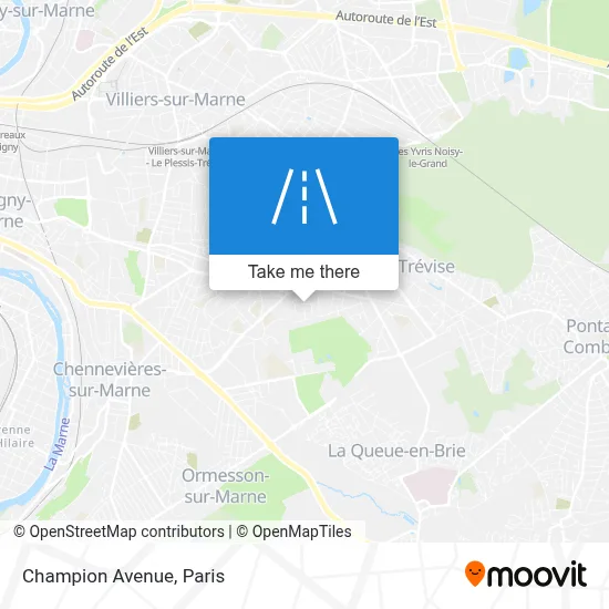 Avenue Champion map