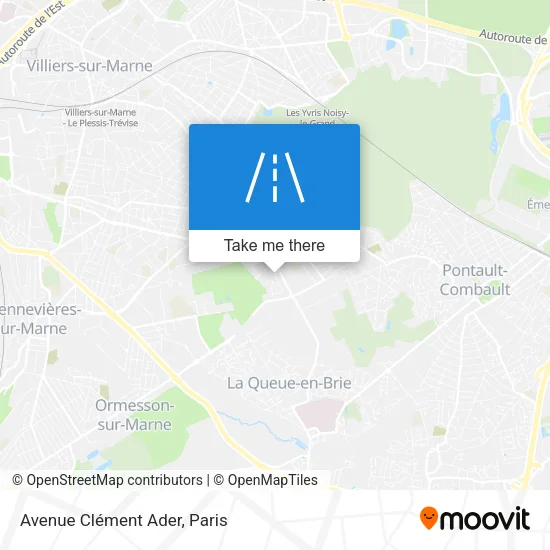 Avenue Clément Ader map