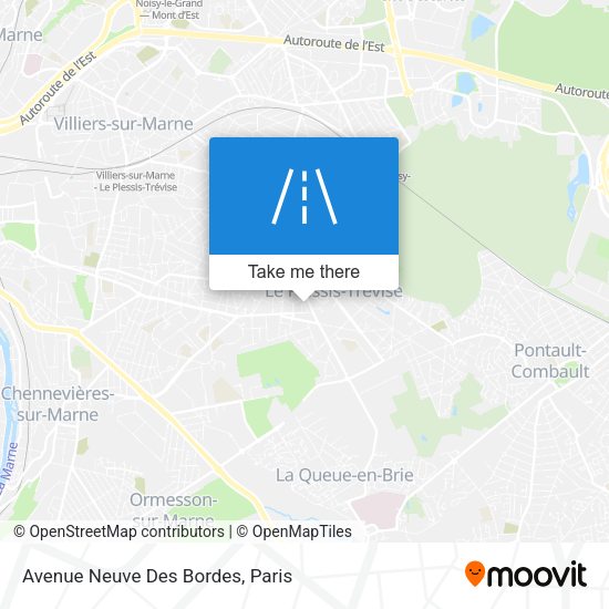 Avenue Neuve Des Bordes map