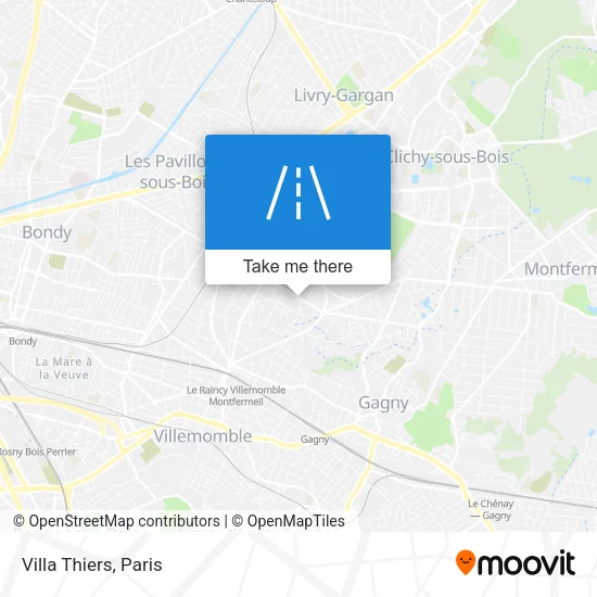Villa Thiers map