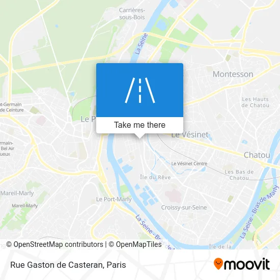 Rue Gaston de Casteran map