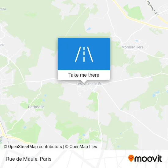 Rue de Maule map