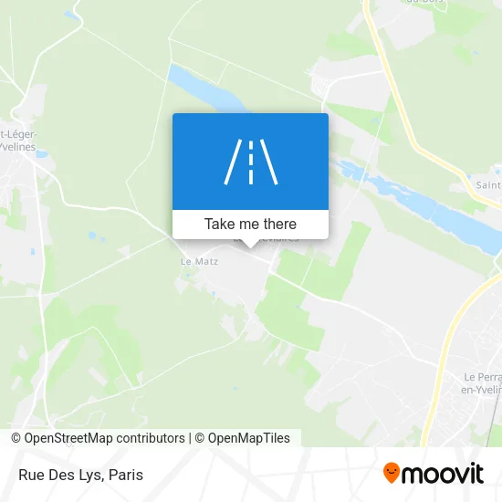 Rue Des Lys map