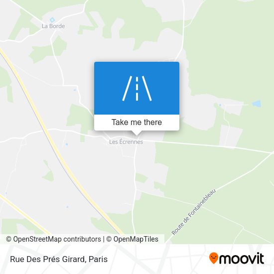 Rue Des Prés Girard map