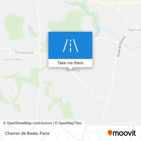 Chemin de Baale map