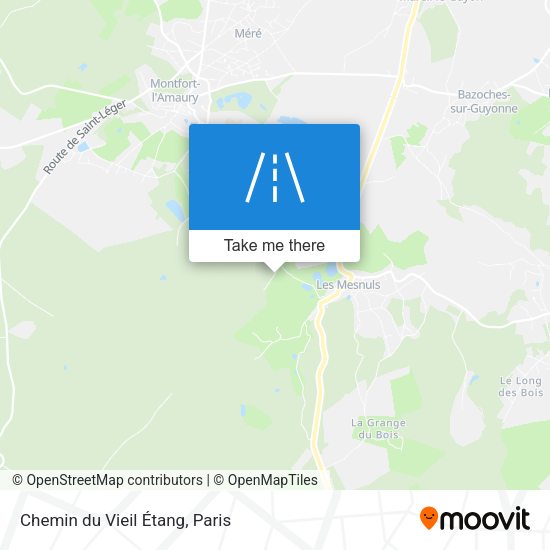 Chemin du Vieil Étang map