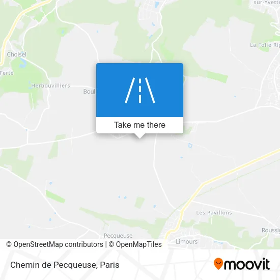 Chemin de Pecqueuse map