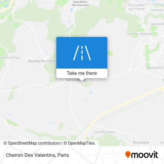 Chemin Des Valentins map