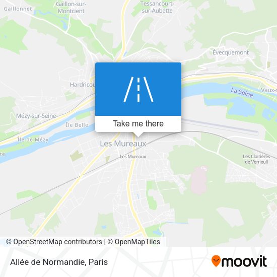 Allée de Normandie map