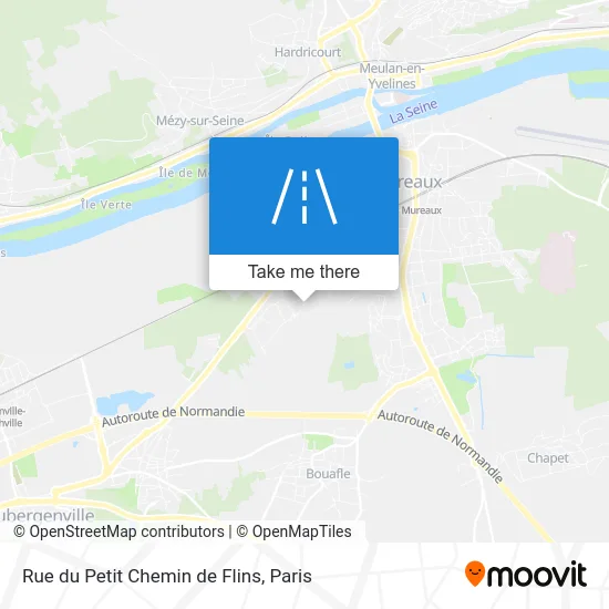 Rue du Petit Chemin de Flins map