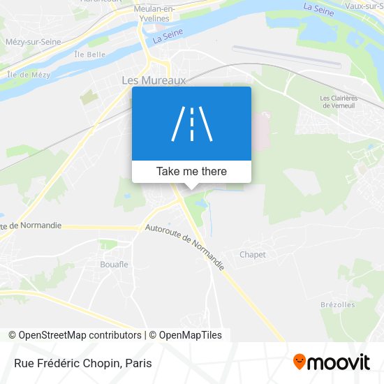 Rue Frédéric Chopin map