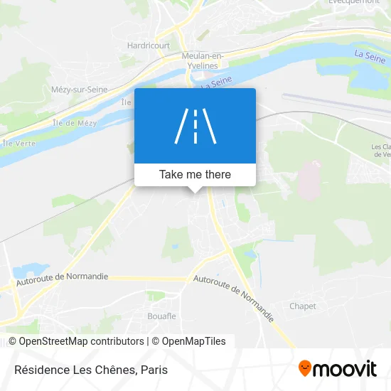 Résidence Les Chênes map