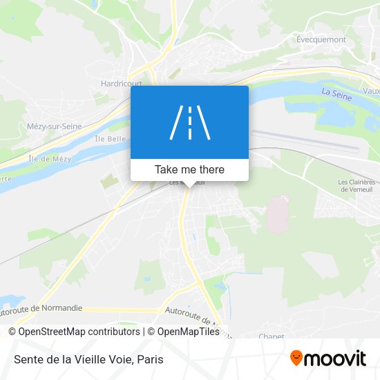 Sente de la Vieille Voie map