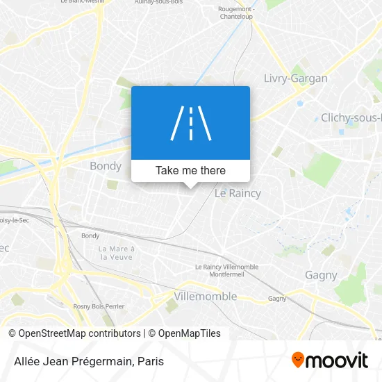 Allée Jean Prégermain map