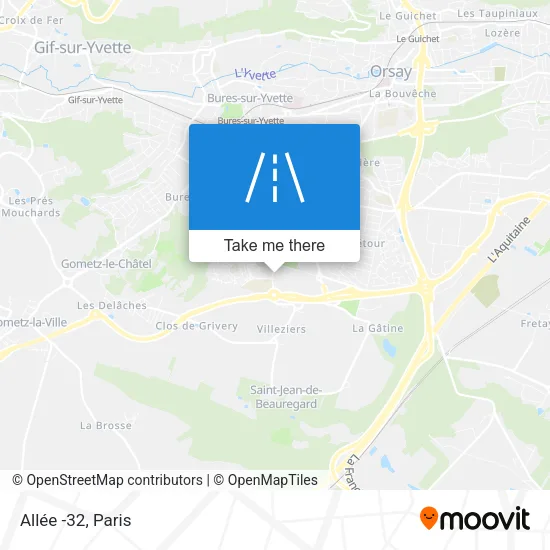 Mapa Allée -32