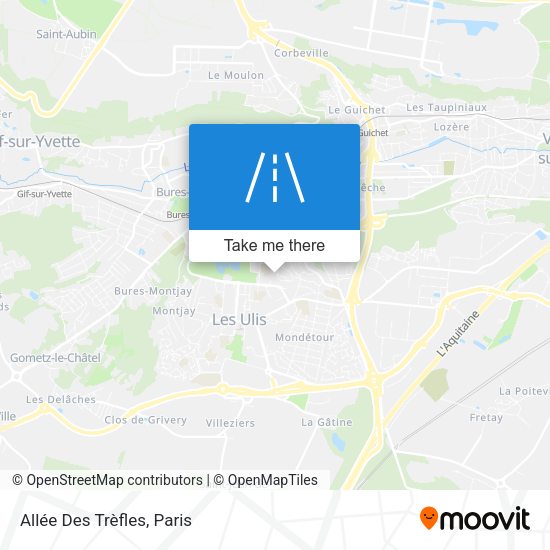 Allée Des Trèfles map