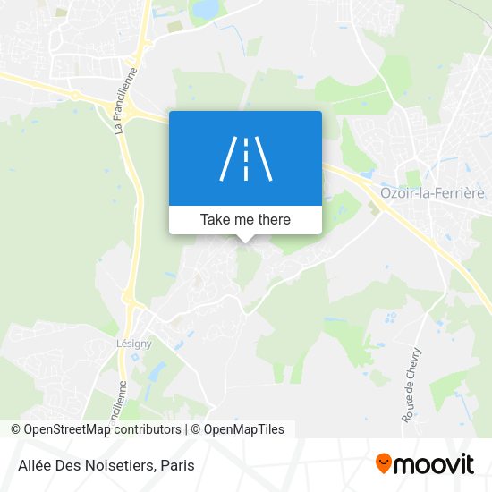 Allée Des Noisetiers map