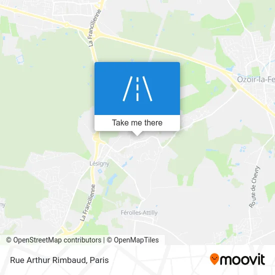 Rue Arthur Rimbaud map