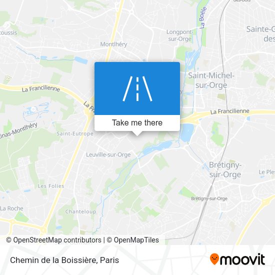 Chemin de la Boissière map