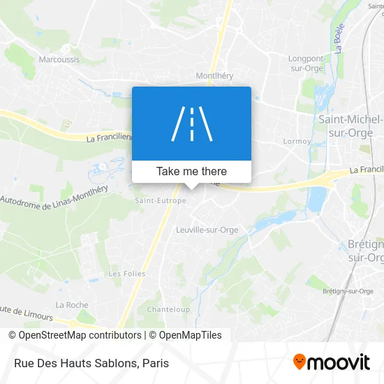 Rue Des Hauts Sablons map