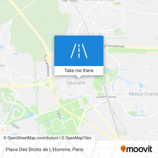Place Des Droits de L'Homme map
