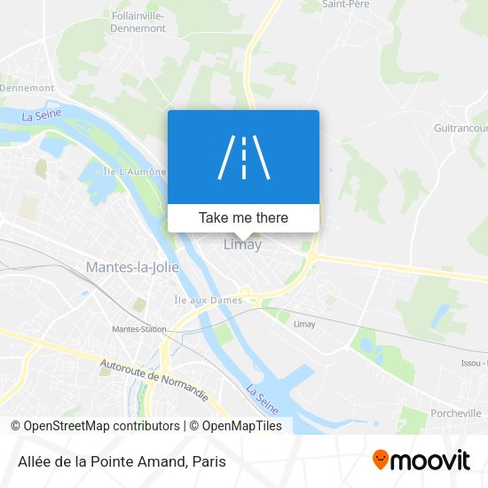 Allée de la Pointe Amand map