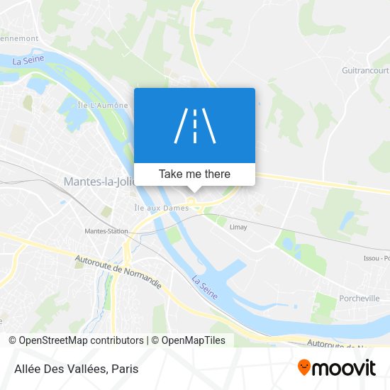 Allée Des Vallées map