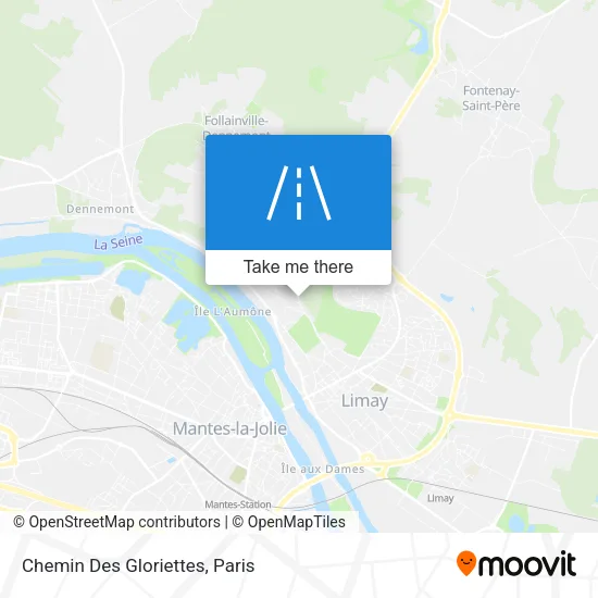 Chemin Des Gloriettes map