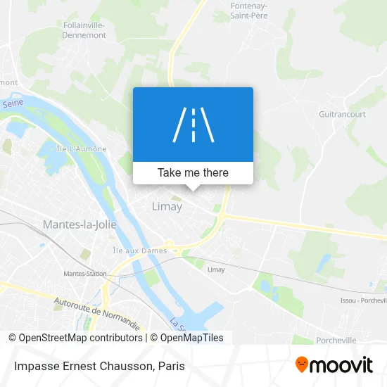 Impasse Ernest Chausson map