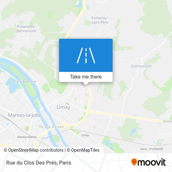 Rue du Clos Des Prés map