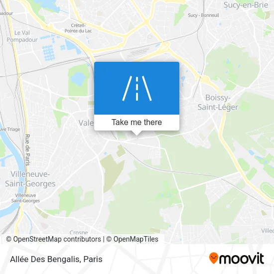Allée Des Bengalis map