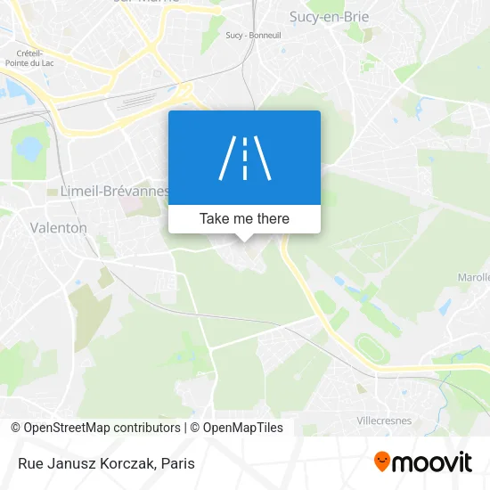 Rue Janusz Korczak map