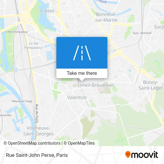 Rue Saint-John Perse map