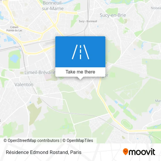 Résidence Edmond Rostand map