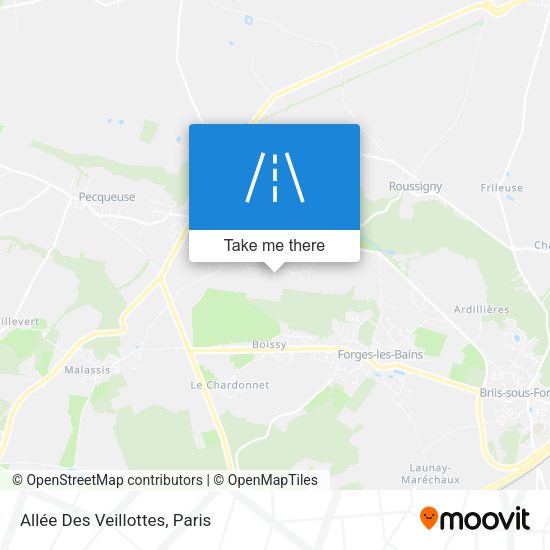 Allée Des Veillottes map