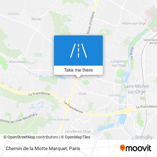 Chemin de la Motte Marquet map