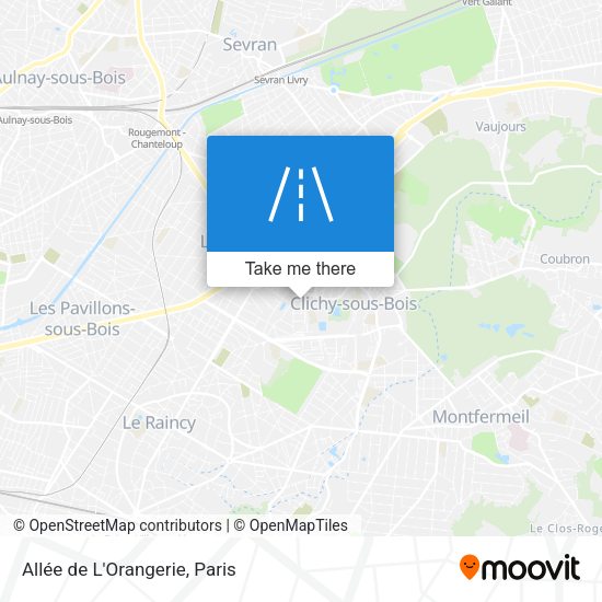 Allée de L'Orangerie map