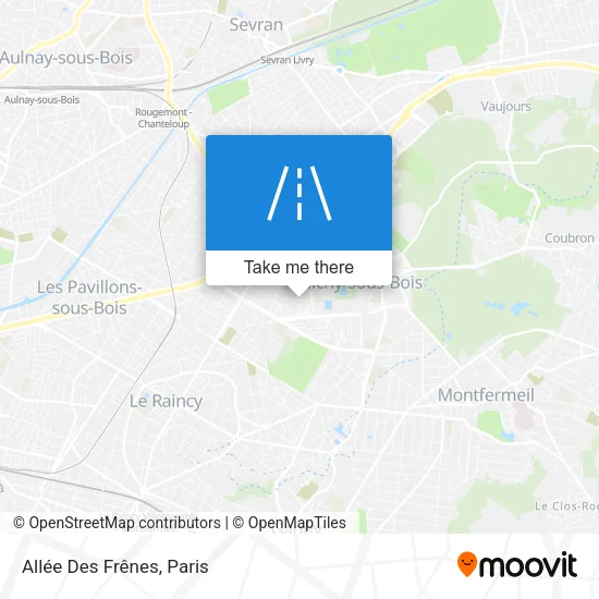 Allée Des Frênes map