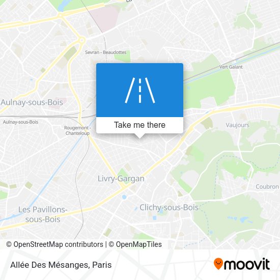 Allée Des Mésanges map