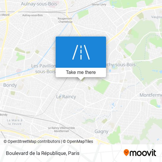 Mapa Boulevard de la République