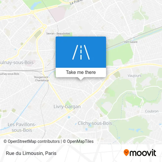 Rue du Limousin map