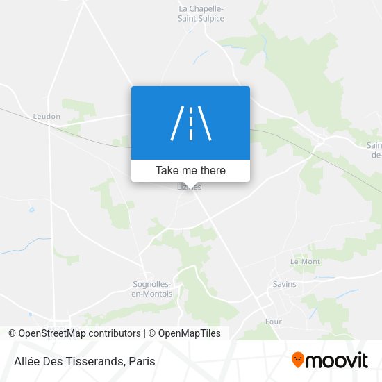 Allée Des Tisserands map