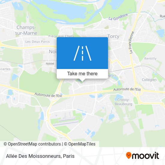 Allée Des Moissonneurs map