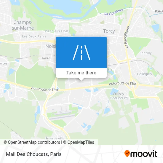 Mail Des Choucats map