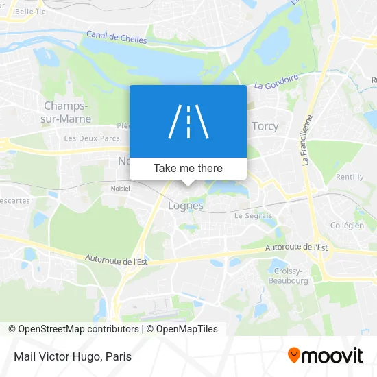 Mail Victor Hugo map