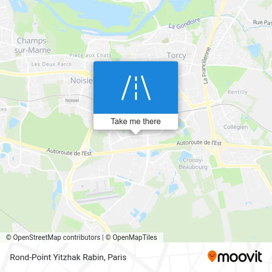 Rond-Point Yitzhak Rabin map