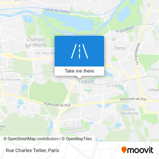 Rue Charles Tellier map