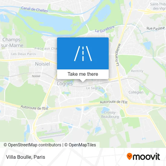 Villa Boulle map