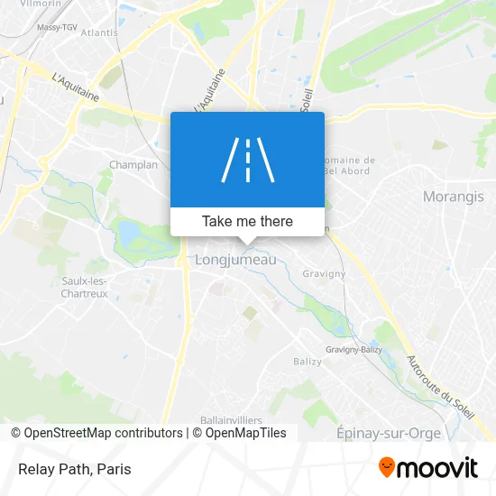 Chemin du Relais map