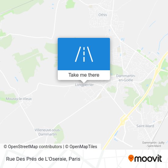 Rue Des Prés de L'Oseraie map